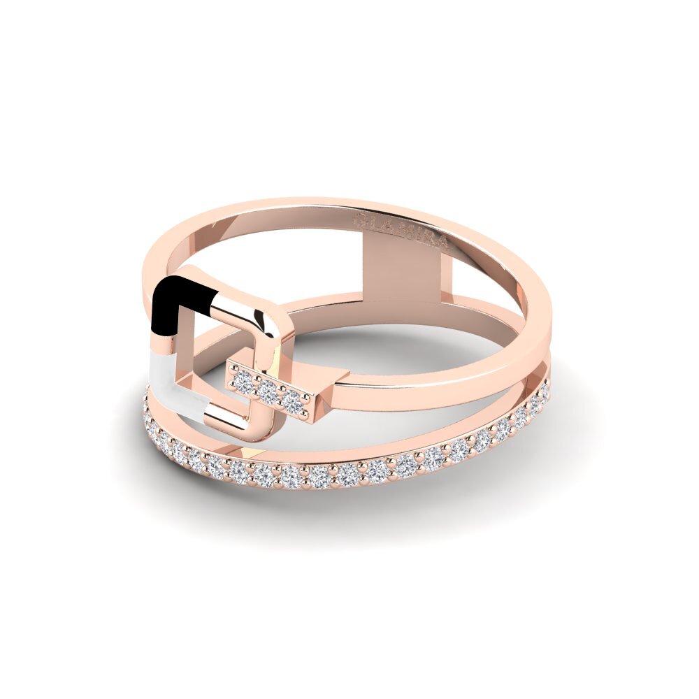 Rotgold 585 Ring Initiator