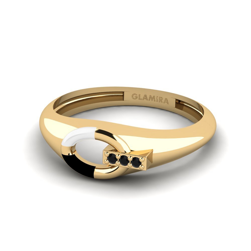 Schwarzer Diamant Ring Instructor