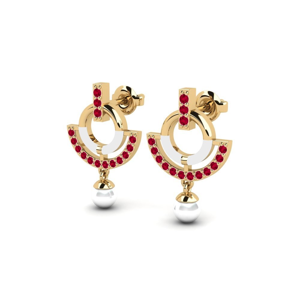 Ruby Women's Earring Intelligent