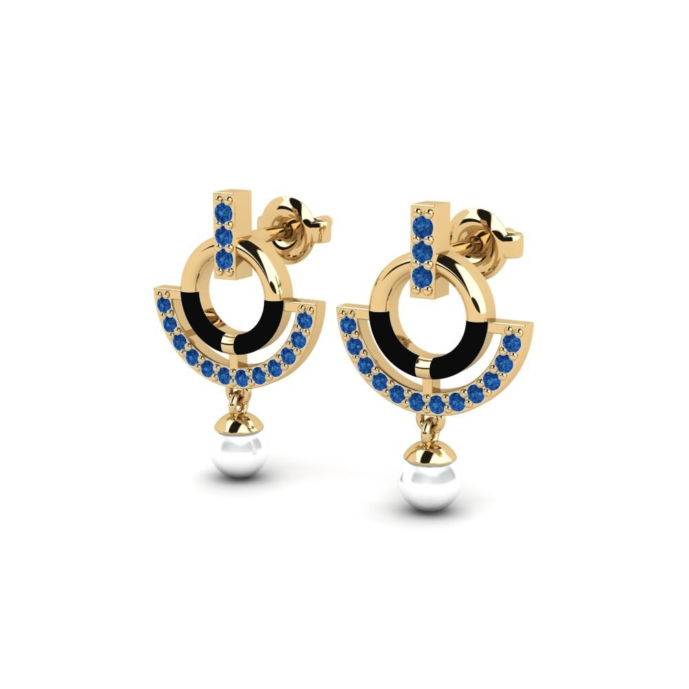 sapphire-zirconia ต่างหู Intelligent