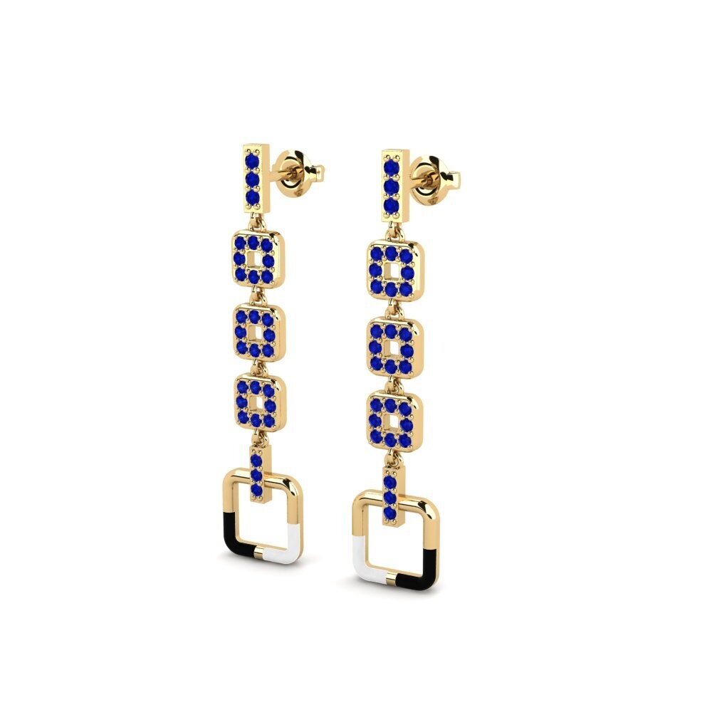 Zaffiro Orecchino da donna Intelligently
