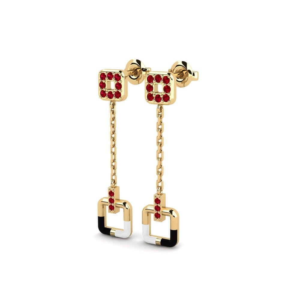 Red Zirconia Women's Earring Ministerial