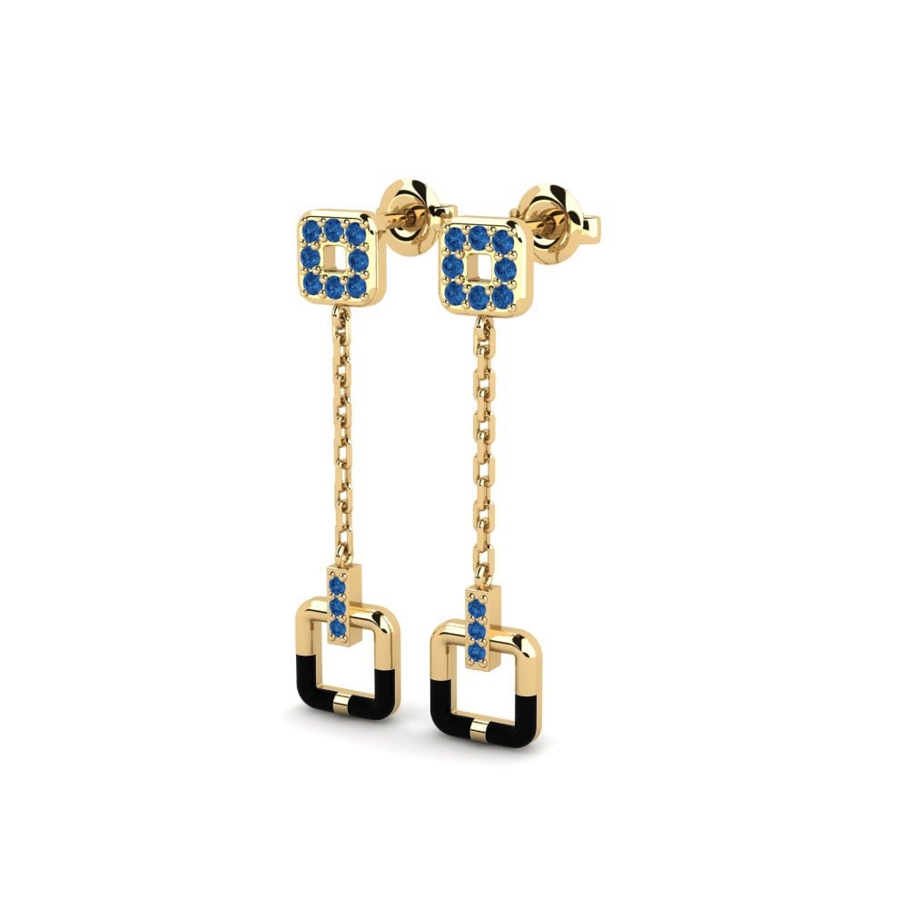 sapphire-zirconia ต่างหู Ministerial