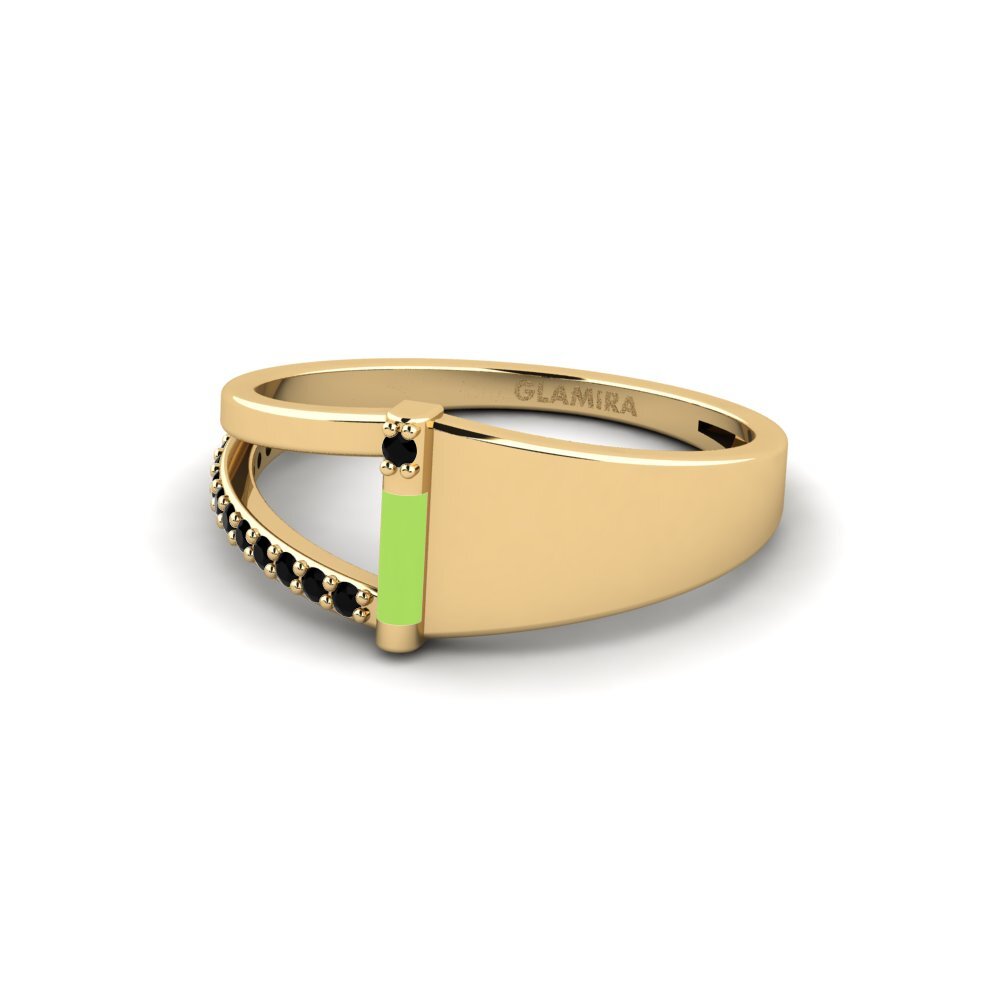 Schwarzer Diamant Ring Naxos