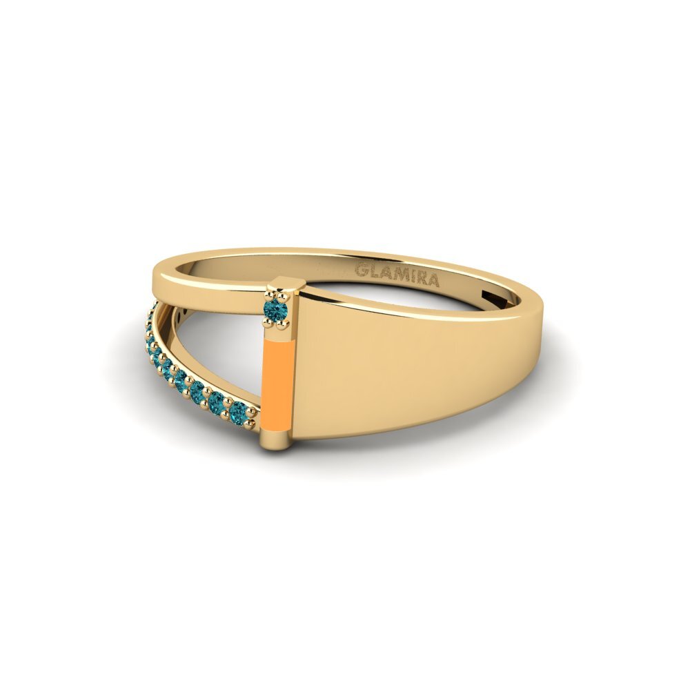 Blauer Diamant Ring Naxos