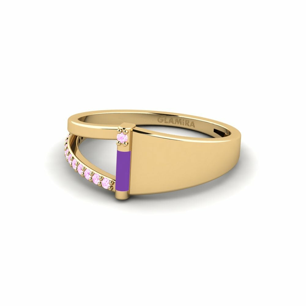 Saphir Rose Bague Naxos