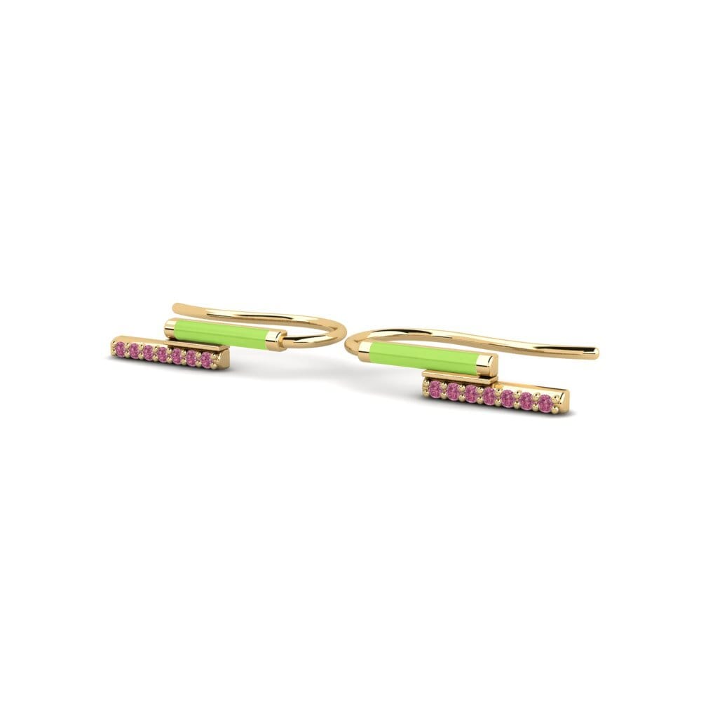 Rhodolite Garnet Women's Earring Pandes
