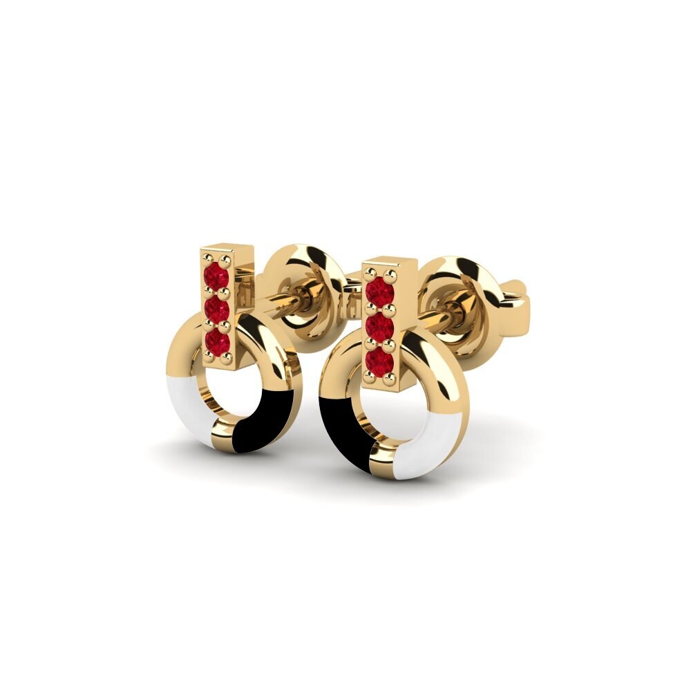 Circonita Roja Pendiente de mujer Pursue