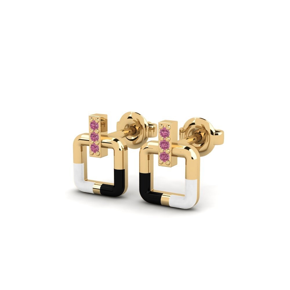 Rhodolite Garnet Women's Earring Ratio