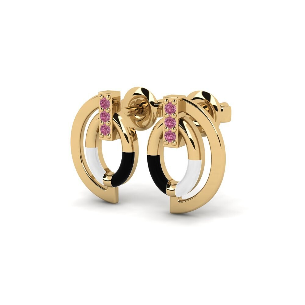Rhodolite Garnet Women's Earring Redraft