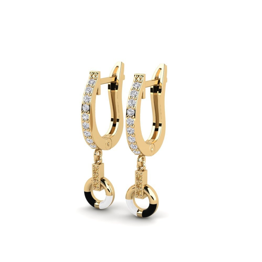 Brauner Diamant Damen ohrring Revenue