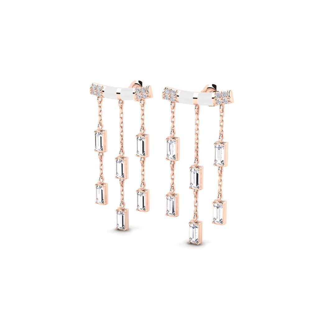 14k Rose Gold Women's Earring Spetses