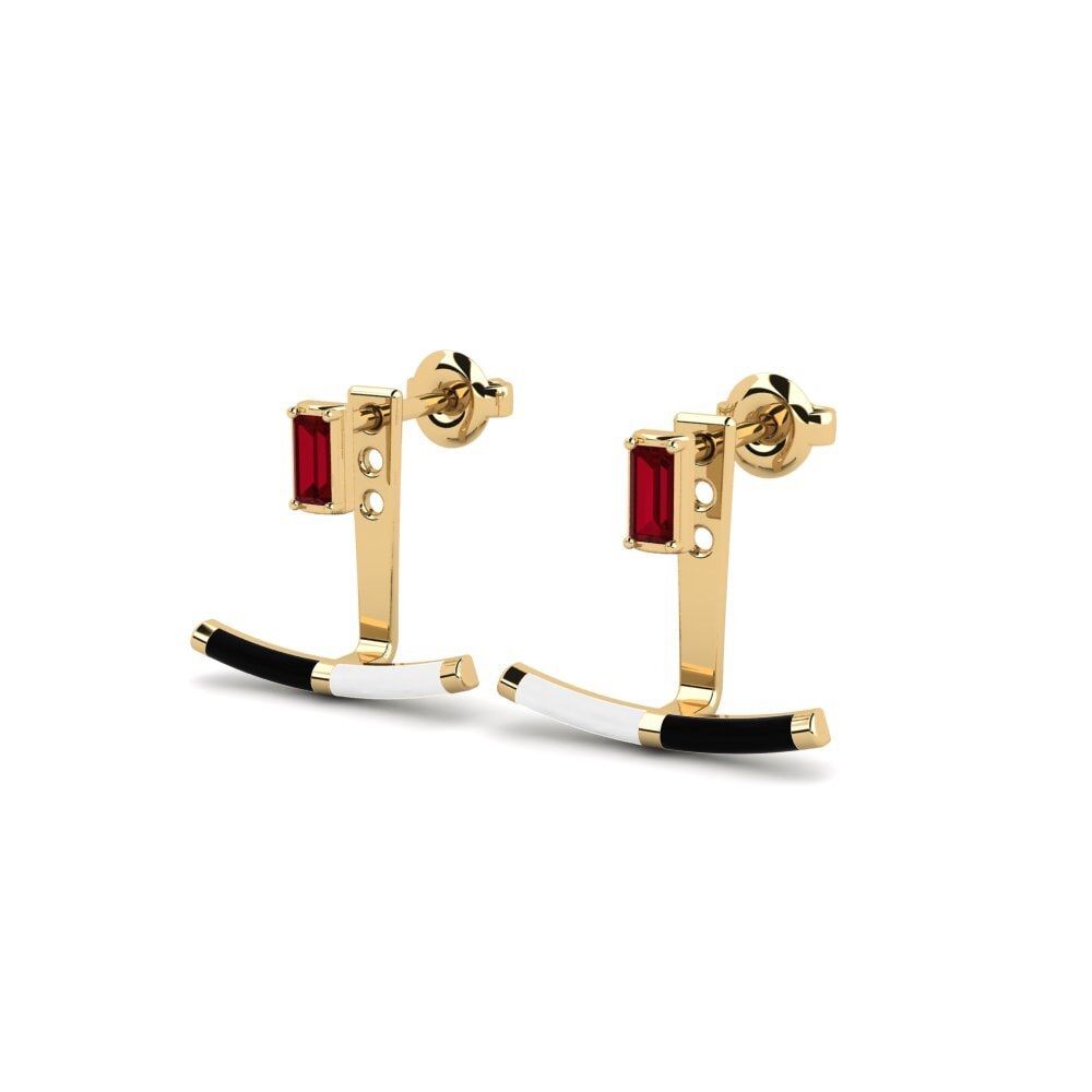 Red Zirconia Women's Earring Spetsopoula