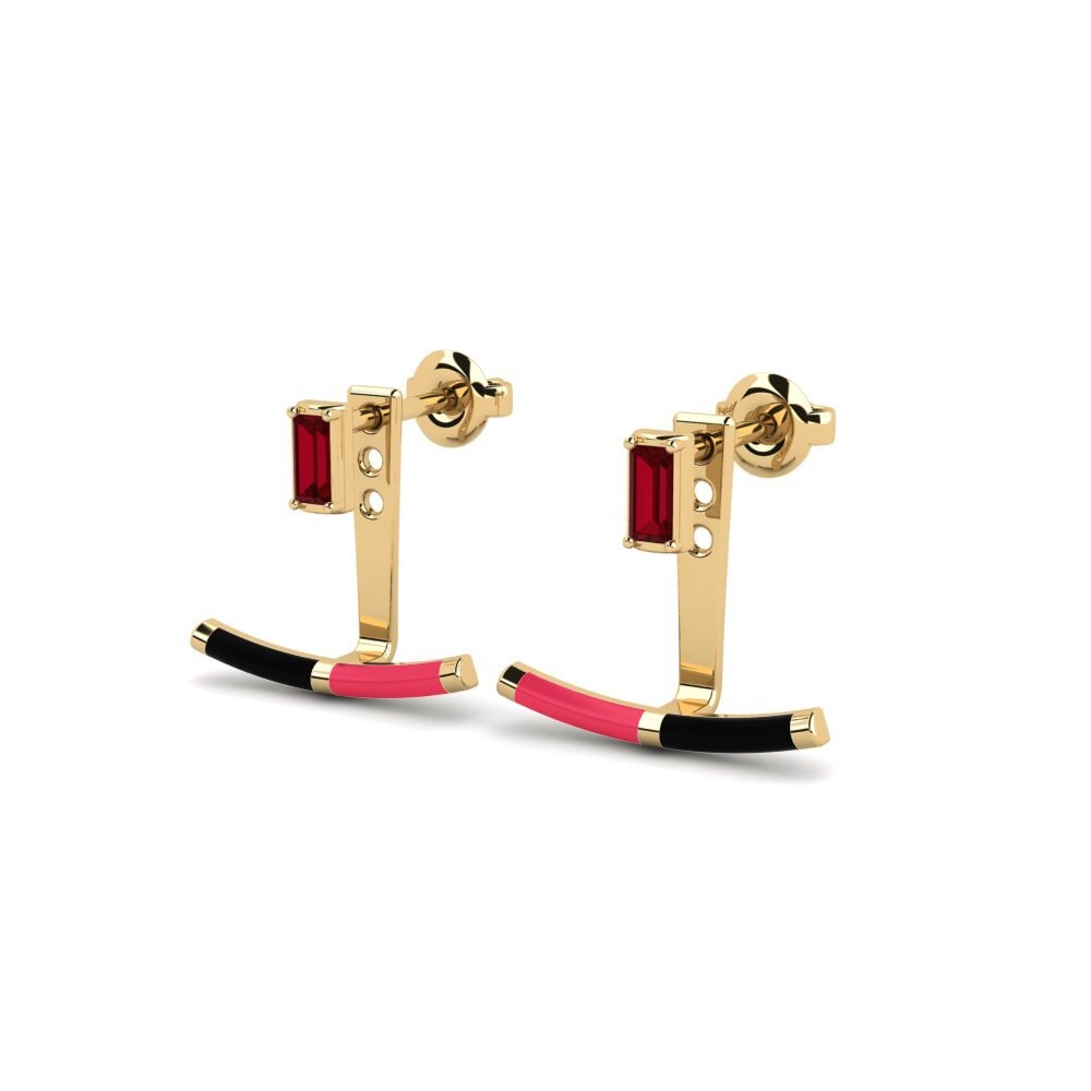 Red Zirconia Women's Earring Spetsopoula