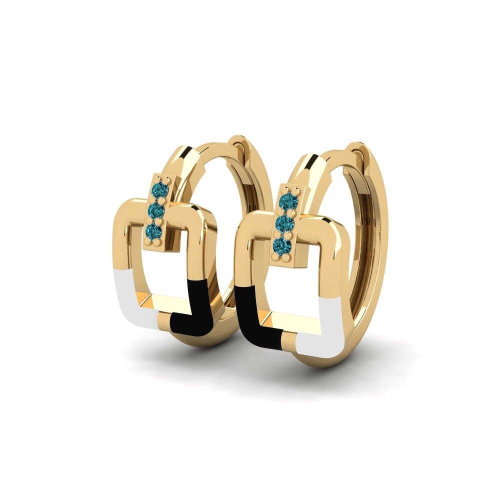 Diamante Azul Pendiente de mujer Stability