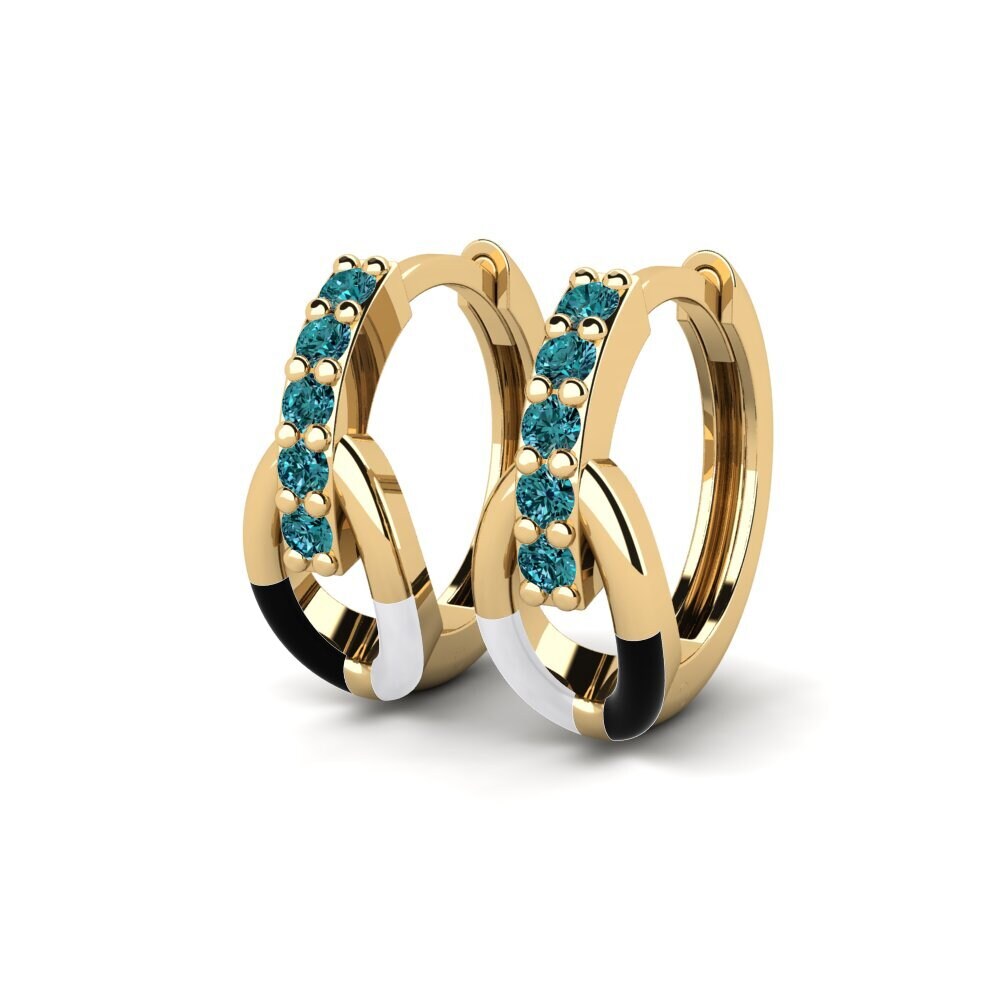 Diamante Azul Pendiente de mujer Stabilization