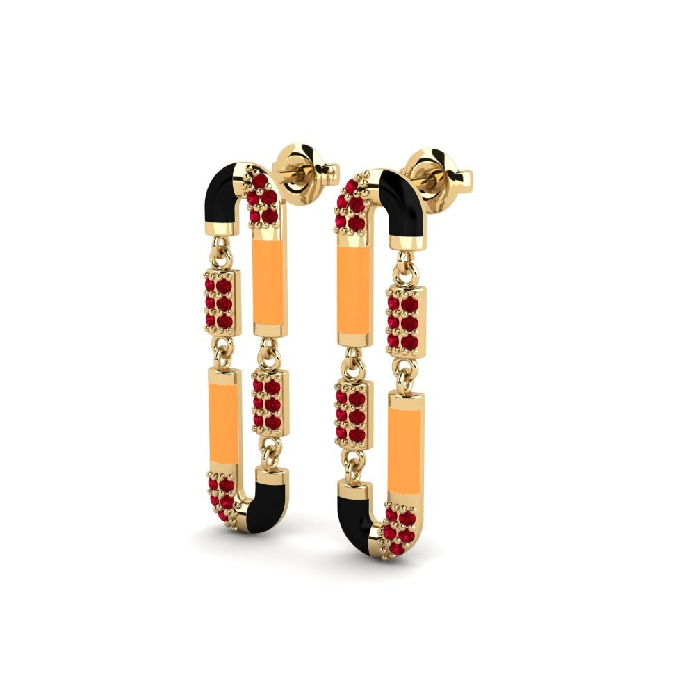 Red Zirconia Women's Earring Stavronisi