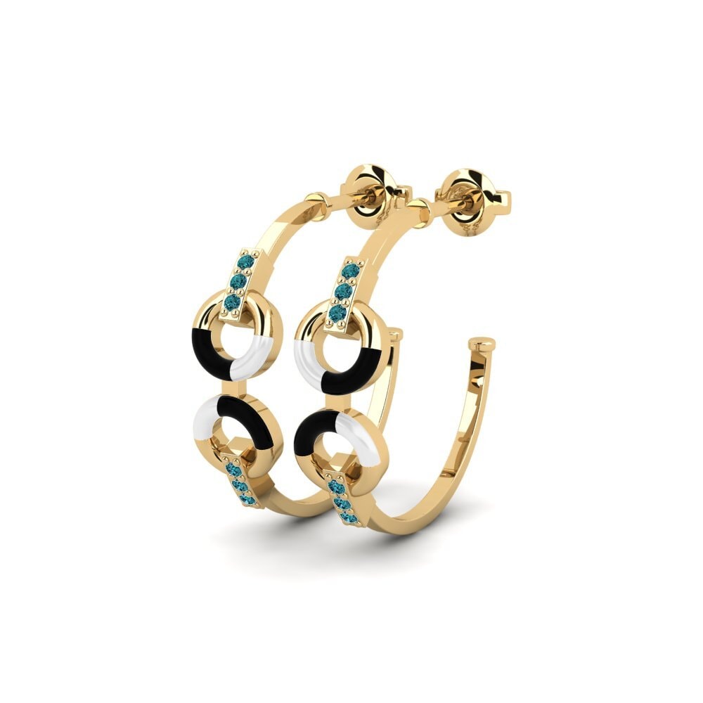 Diamante Azul Pendiente de mujer Sustenance