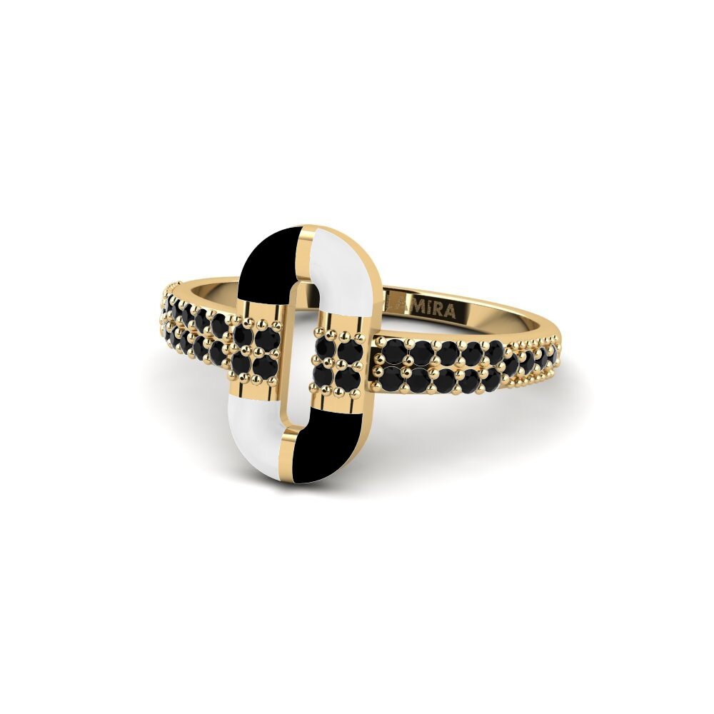 Black Onyx Ring Thassos