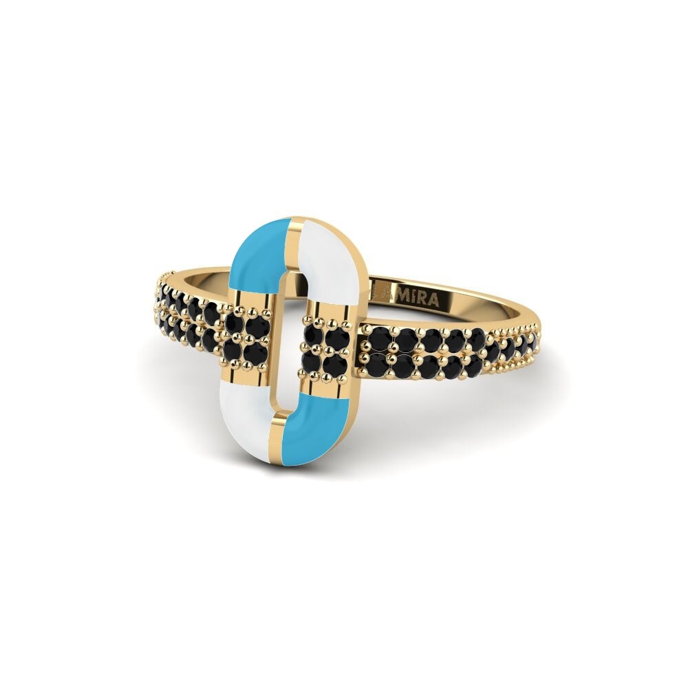Black Onyx Ring Thassos