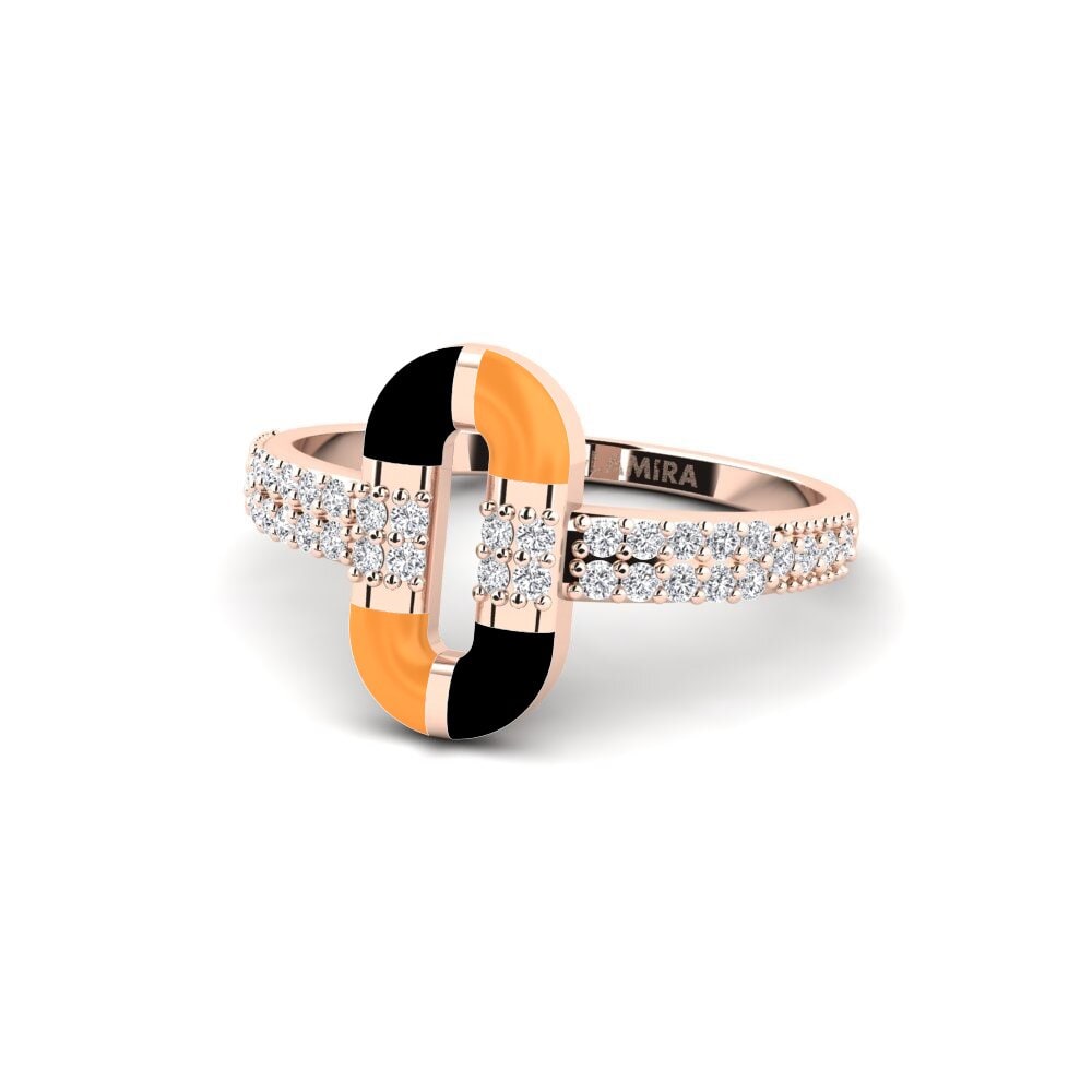 Rotgold 375 Ring Thassos