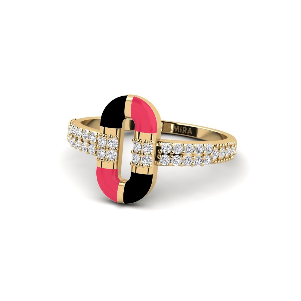 Labor-gezüchteter Diamant Ring Thassos