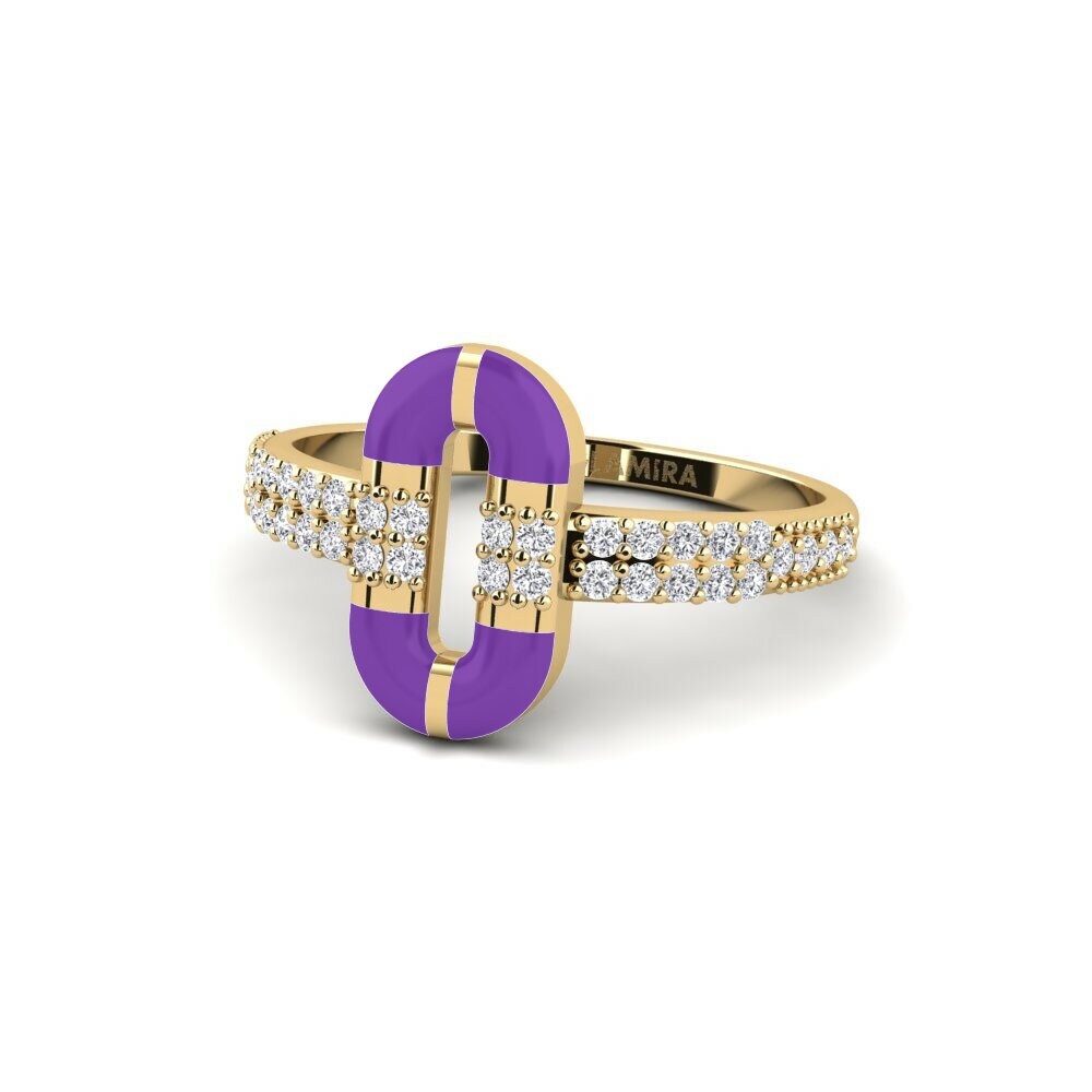 Diamant De Synthèse Bague Thassos