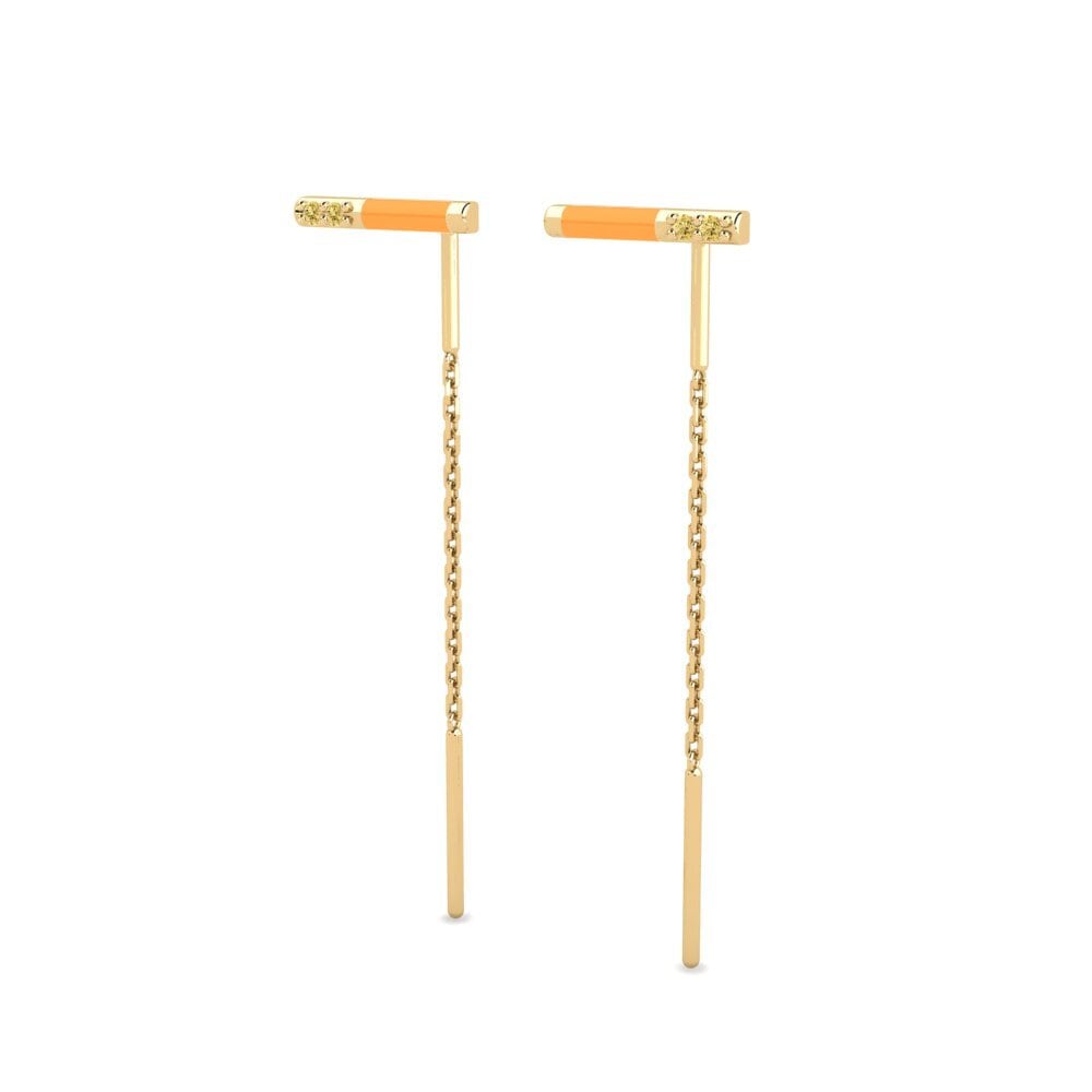 Yellow Diamond Women's Earring Theodoroi