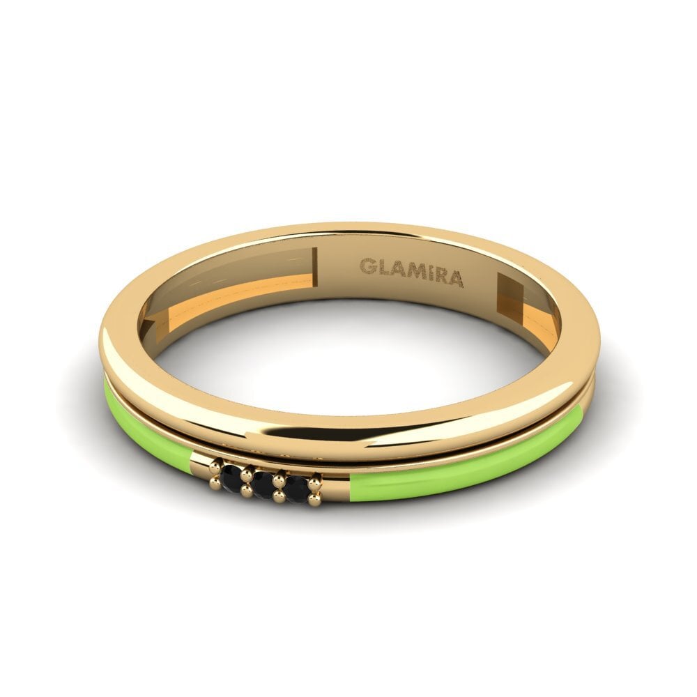 Schwarzer Diamant Ring Treis