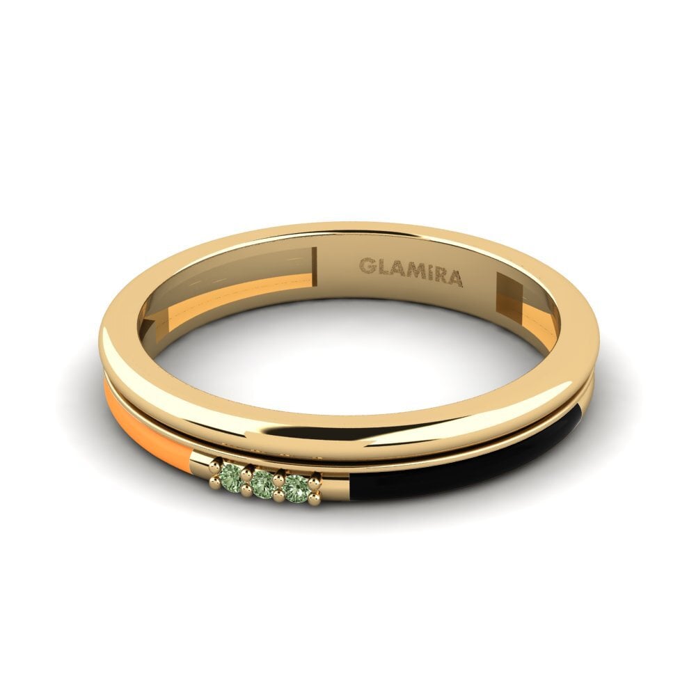 Grüner Diamant Ring Treis
