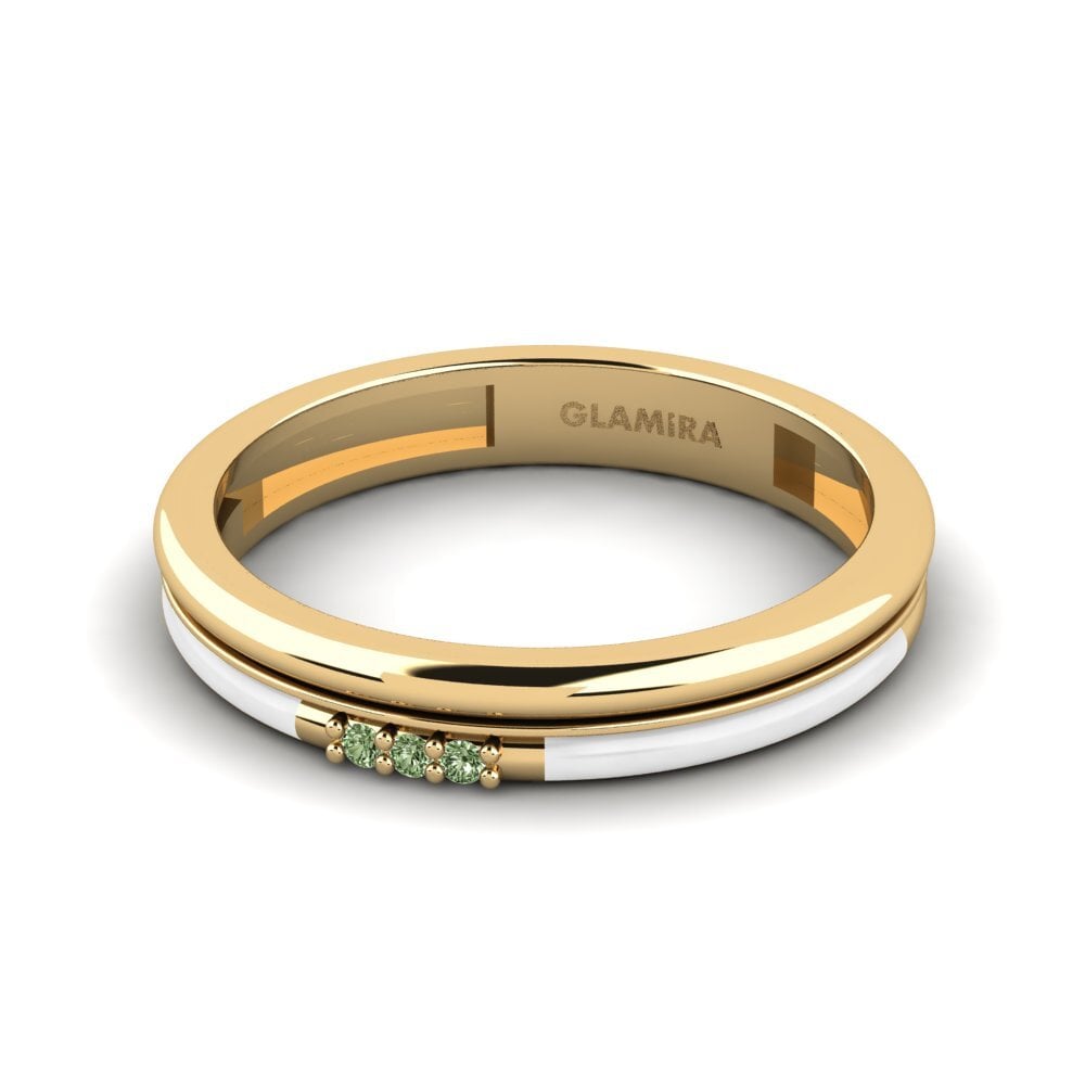 Green Diamond Ring Treis