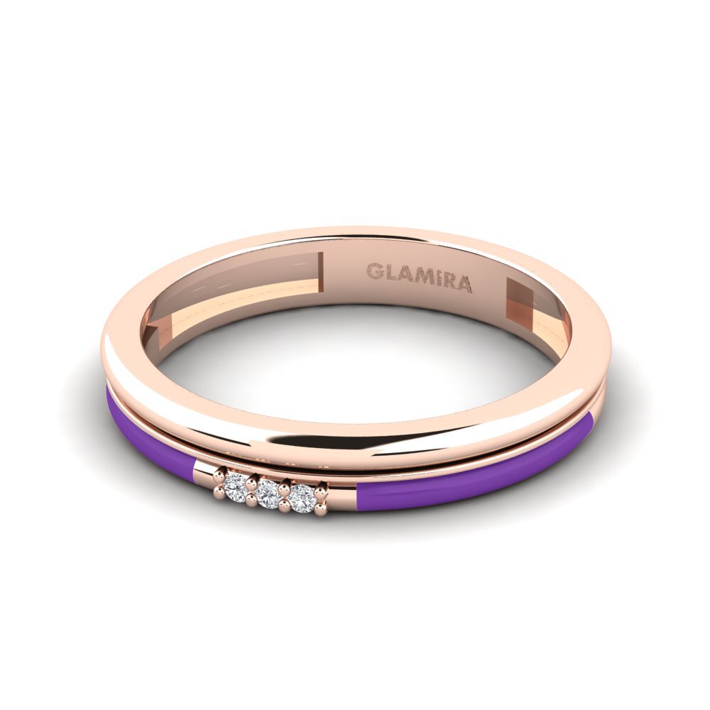 Rotgold 585 Ring Treis