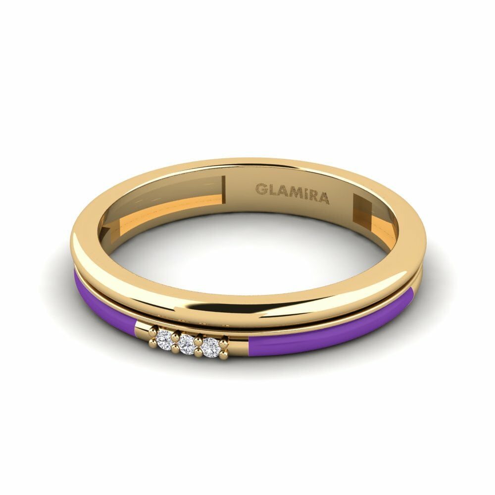 Diamant De Synthèse Bague Treis