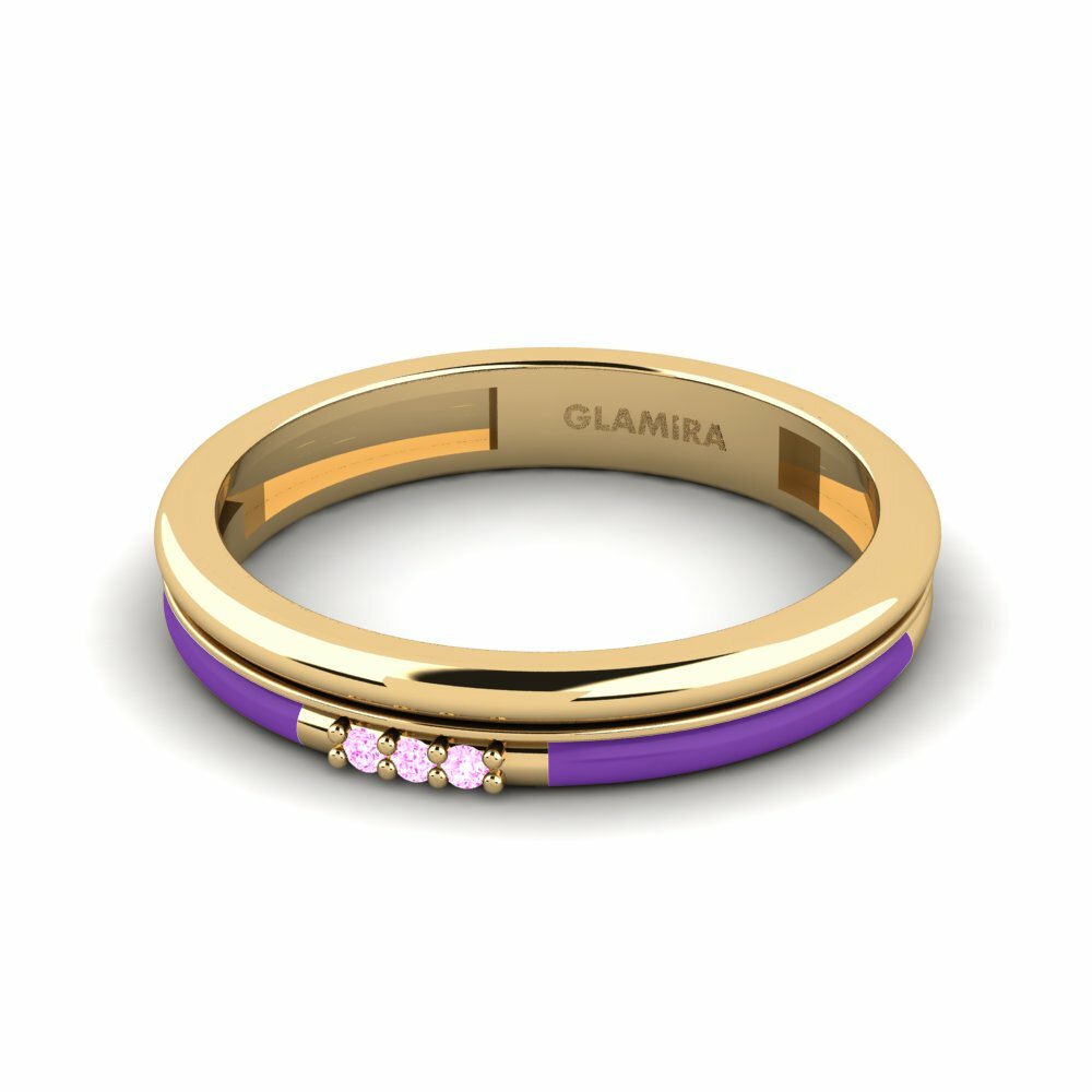 Saphir Rose Bague Treis