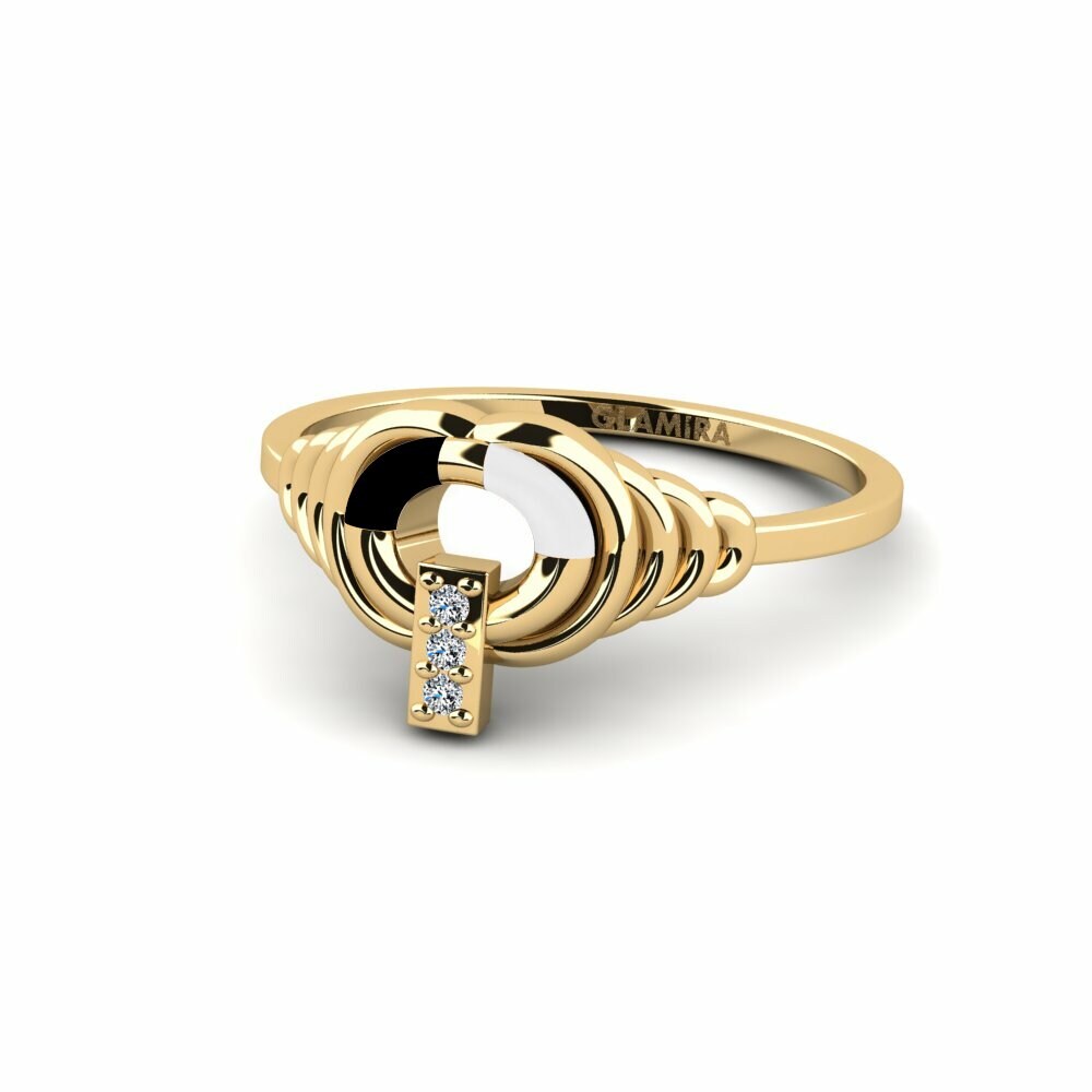 diamond-zirconia แหวน Unapproachable