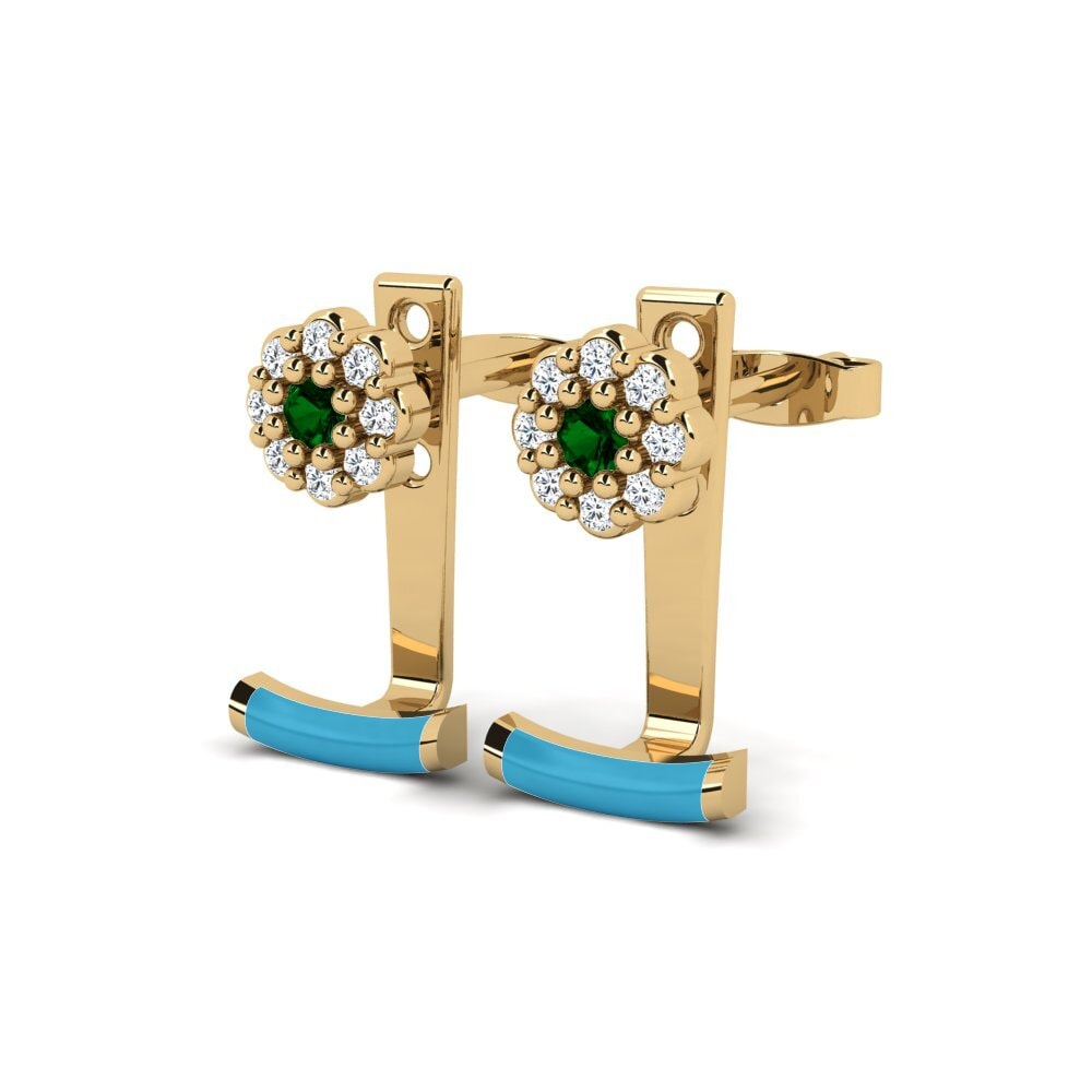 Circonita Verde Pendiente de mujer Wray
