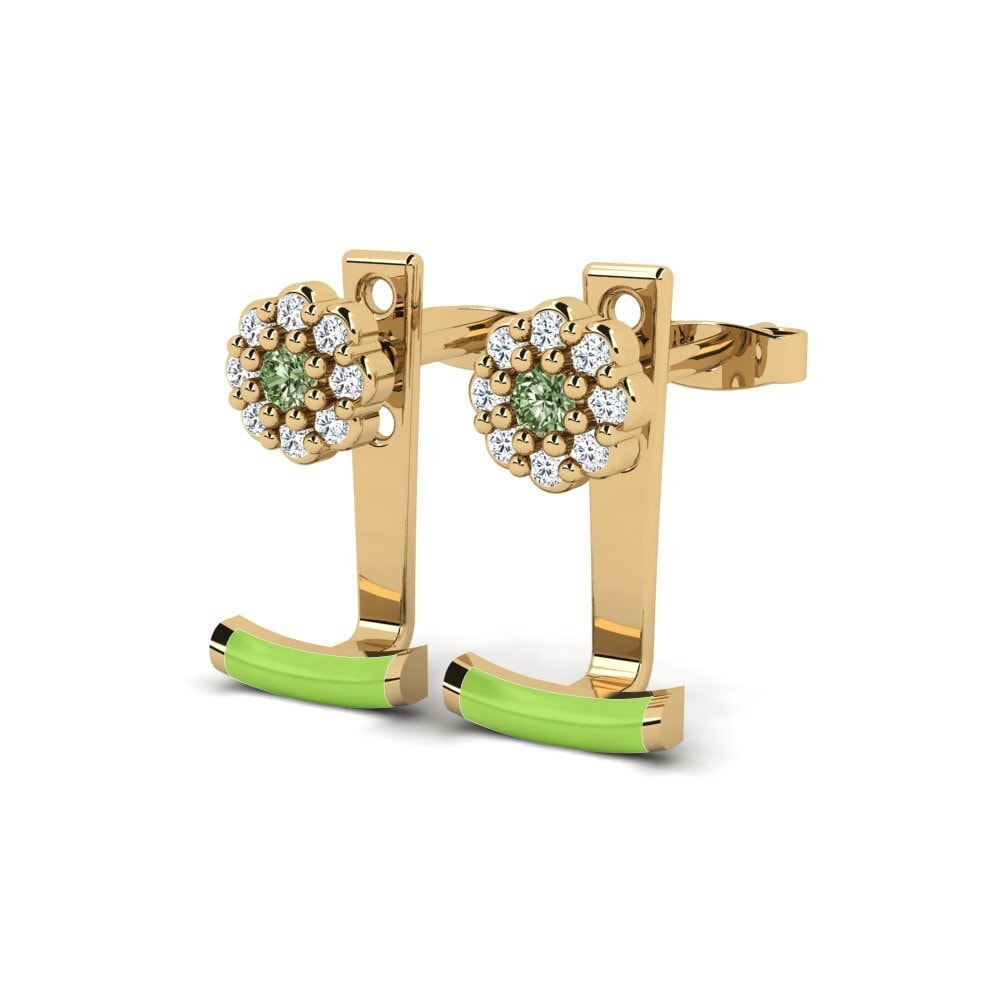 Diamante Verde Pendiente de mujer Wray