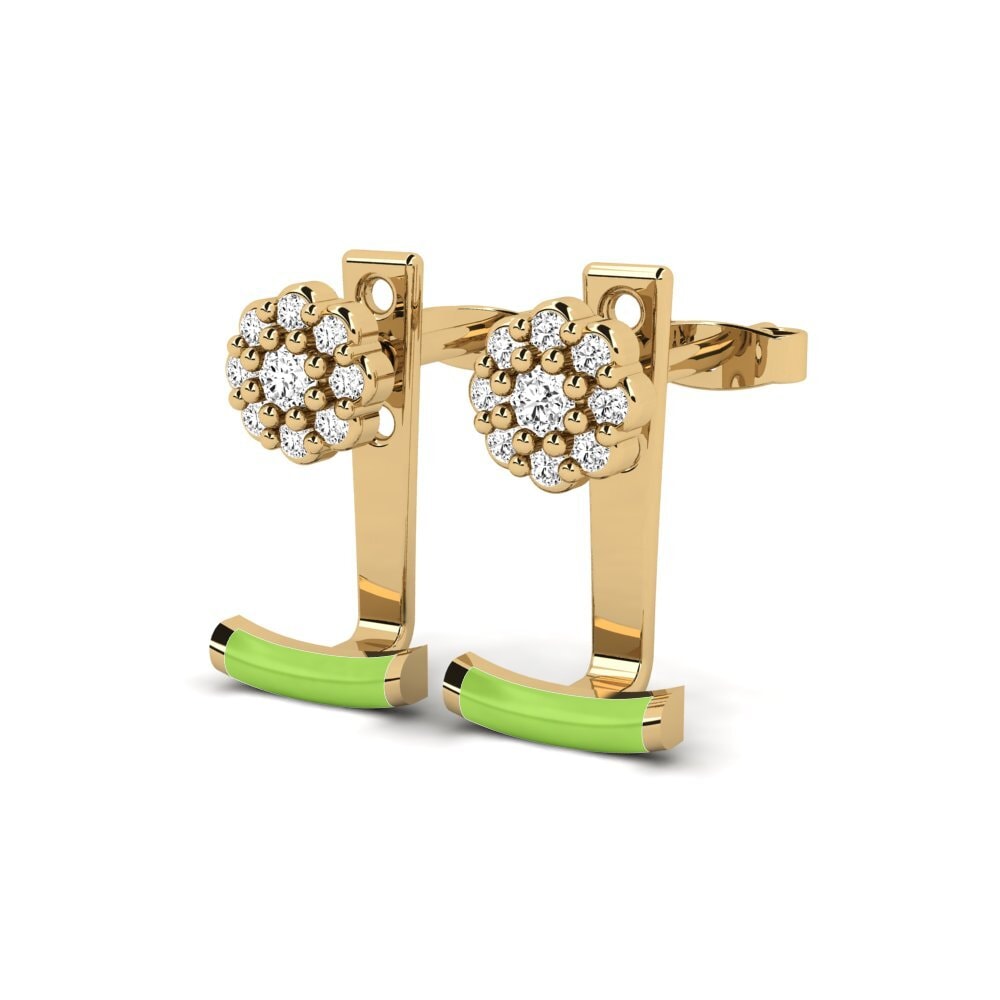 Moissanite Boucle d'oreille femme Wray