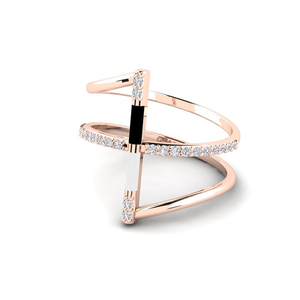 Rotgold 585 Ring Aegina