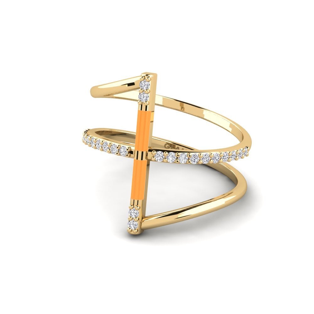 Labor-gezüchteter Diamant Ring Aegina