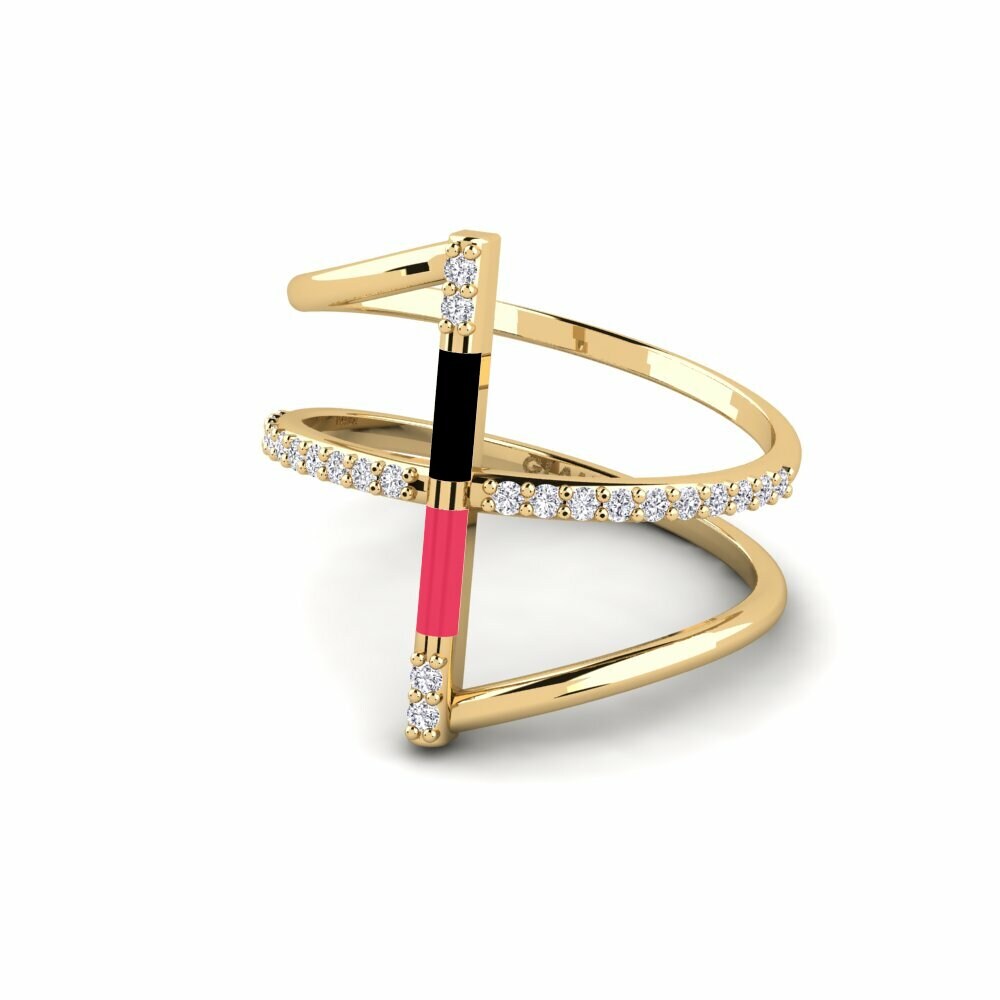Bagues de fiançailles Diamant De Synthèse Mode