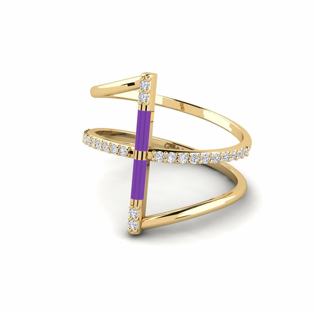 Diamant De Synthèse Bague Aegina