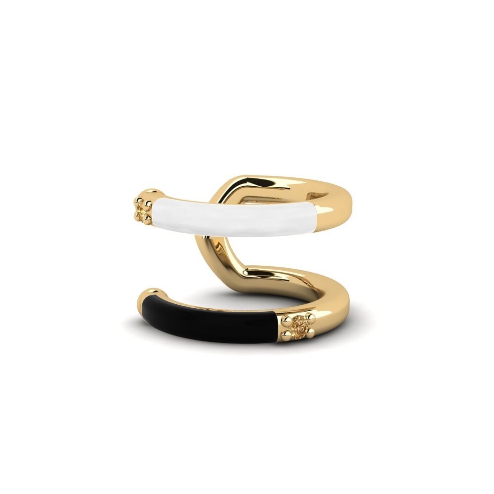 Brauner Diamant Damen ohrring Afendis