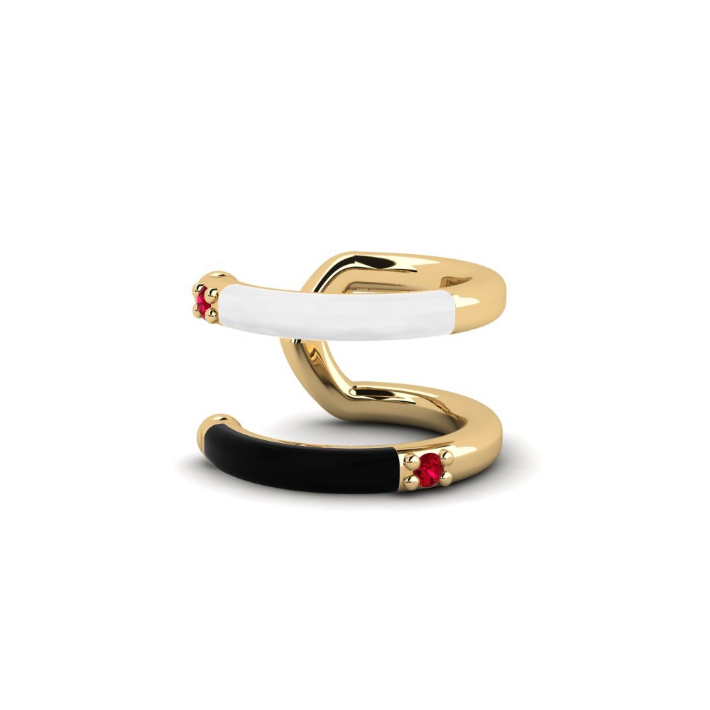 Red Zirconia Women's Earring Afendis