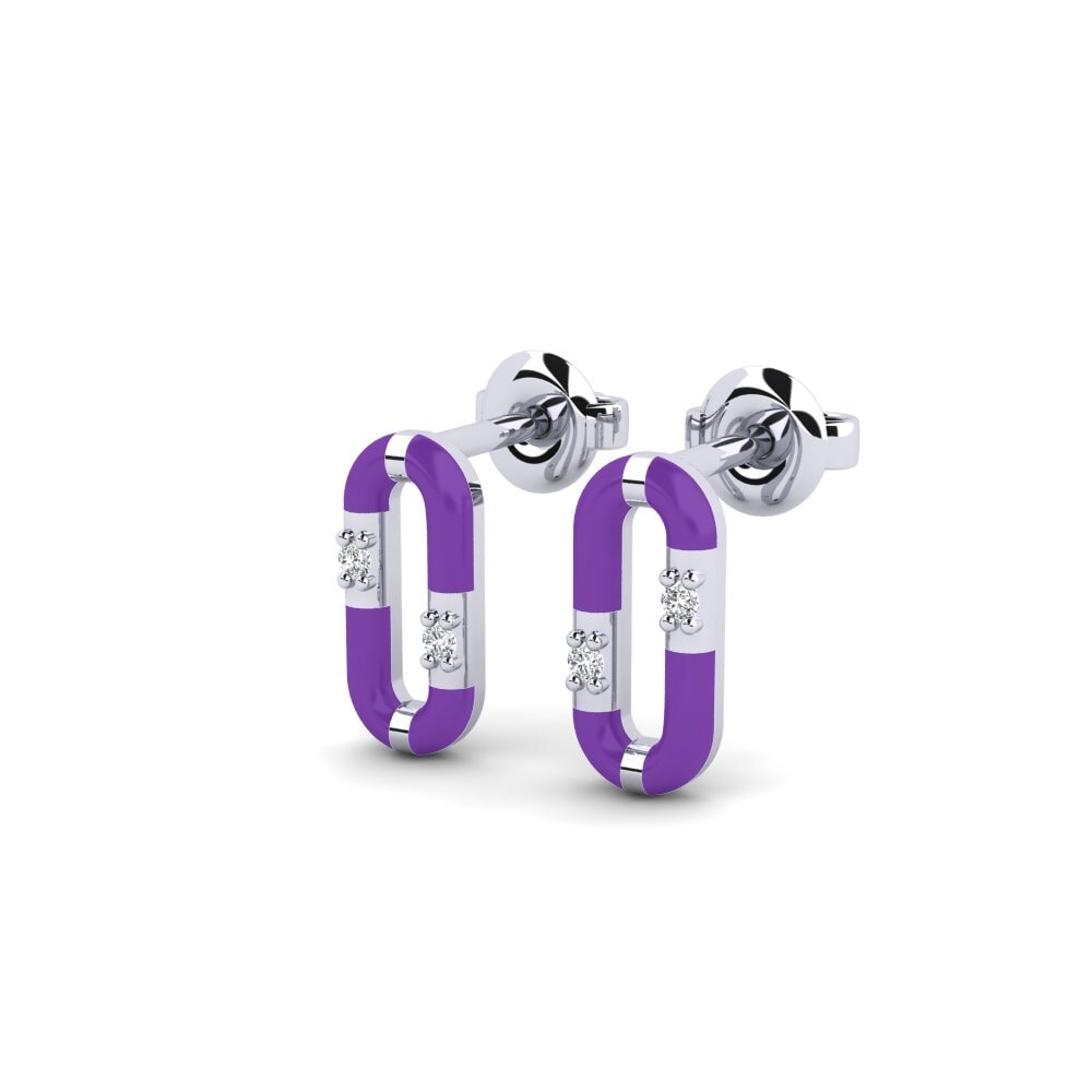 Plata 925 Pendiente de mujer Agistri