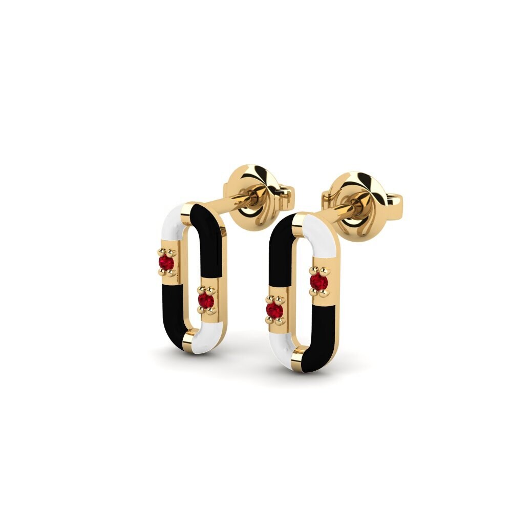 Red Zirconia Women's Earring Agistri