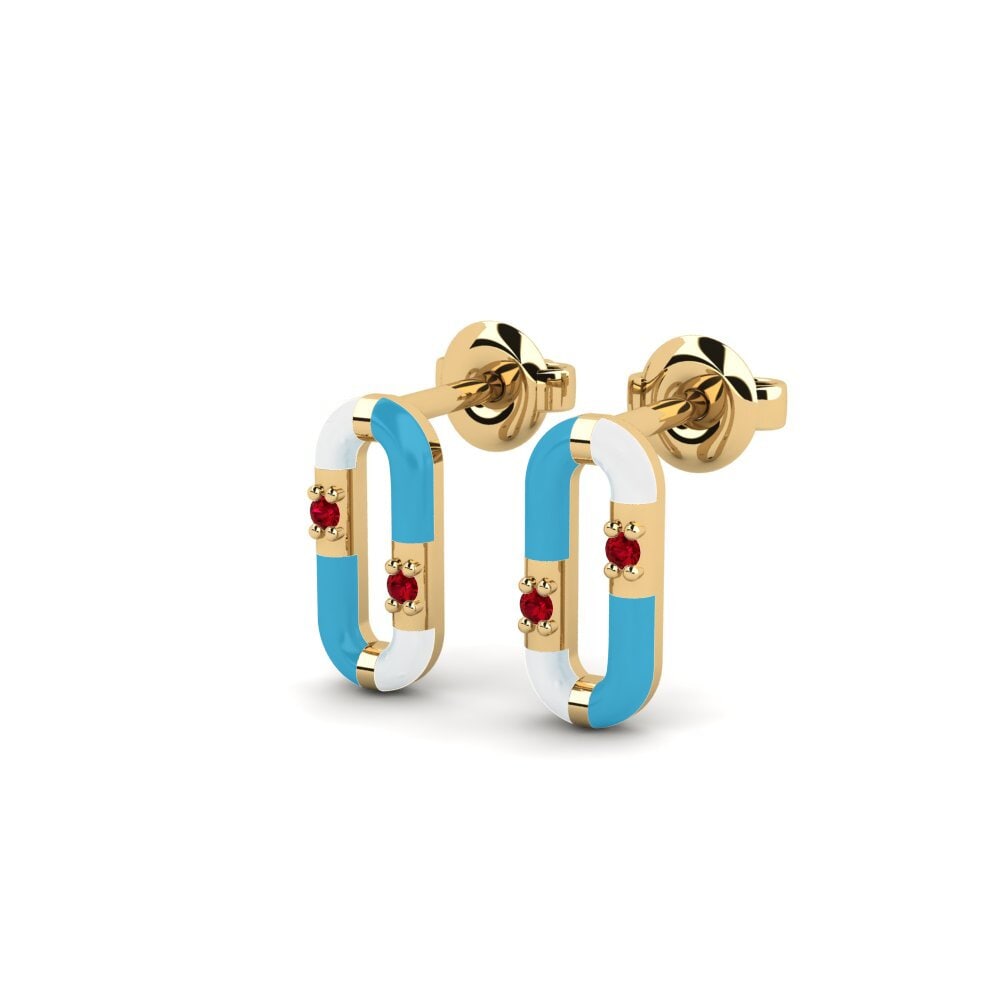 Red Zirconia Women's Earring Agistri