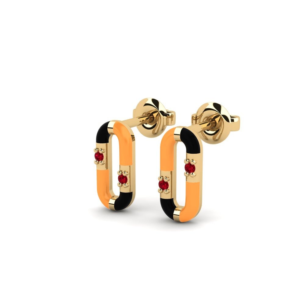 Red Zirconia Women's Earring Agistri