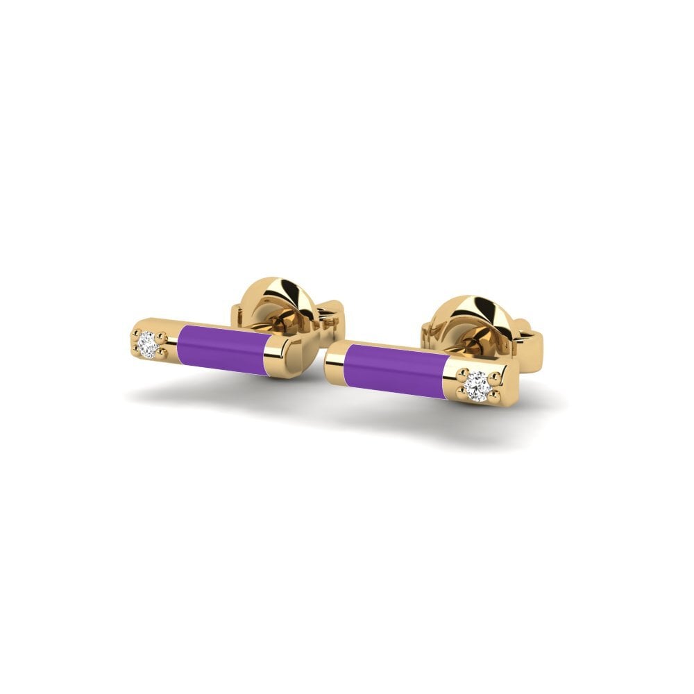 Moissanite Boucle d'oreille femme Aiginis