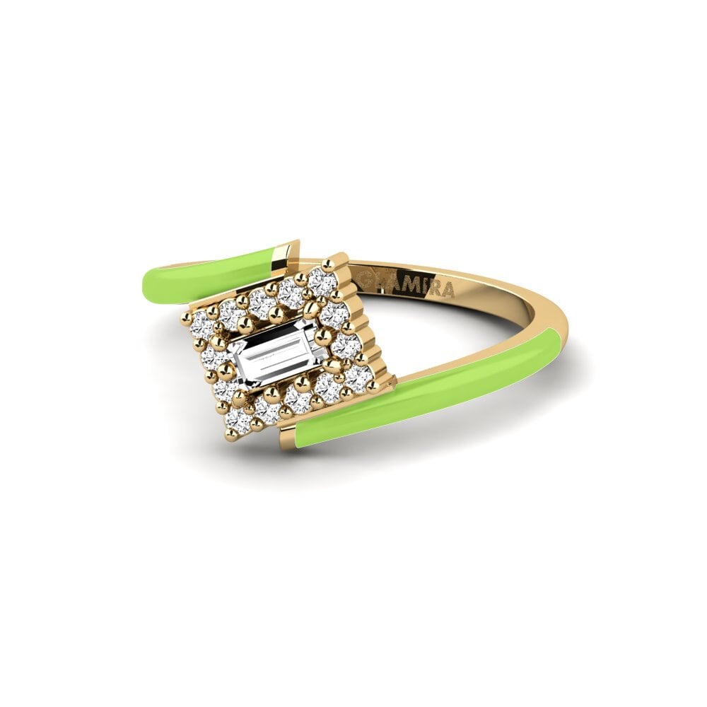 Moissanit Pinker Ring Arcade